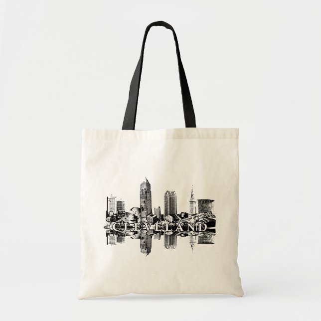 Cleveland, Ohio skyline Tragetasche (Vorne)