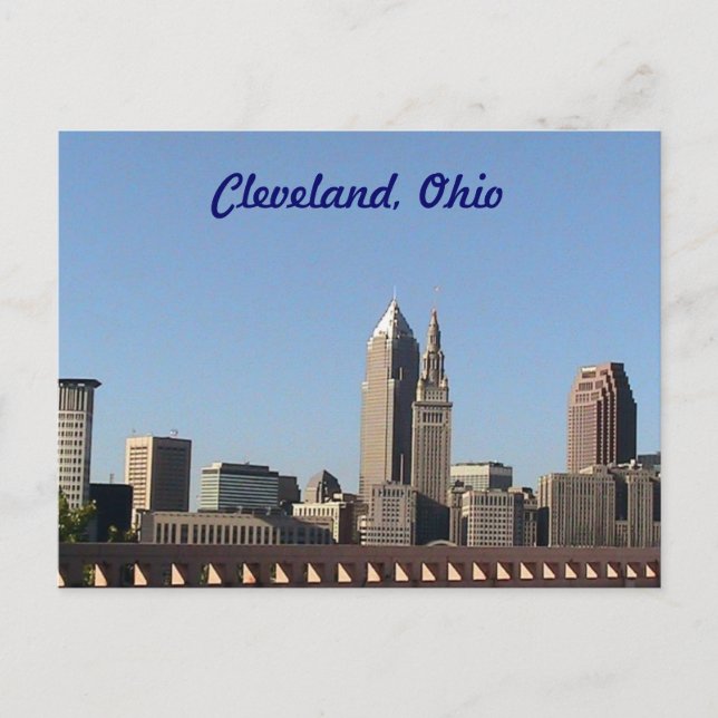 Cleveland, Ohio Summer Postkarte (Vorderseite)