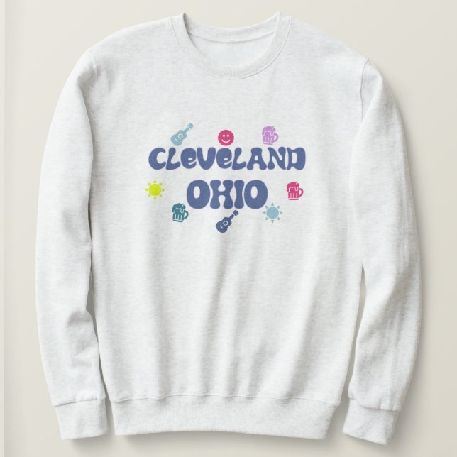 Cleveland Ohio Sweatshirt (Design vorne)