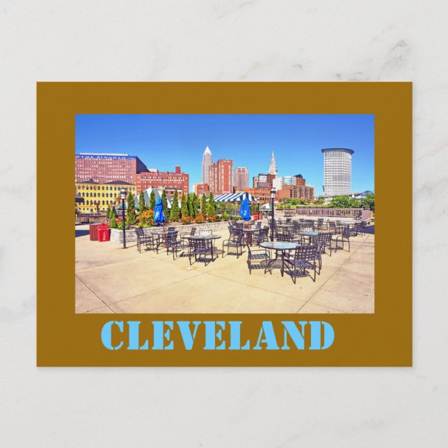 Cleveland, Ohio, USA Postkarte (Vorderseite)