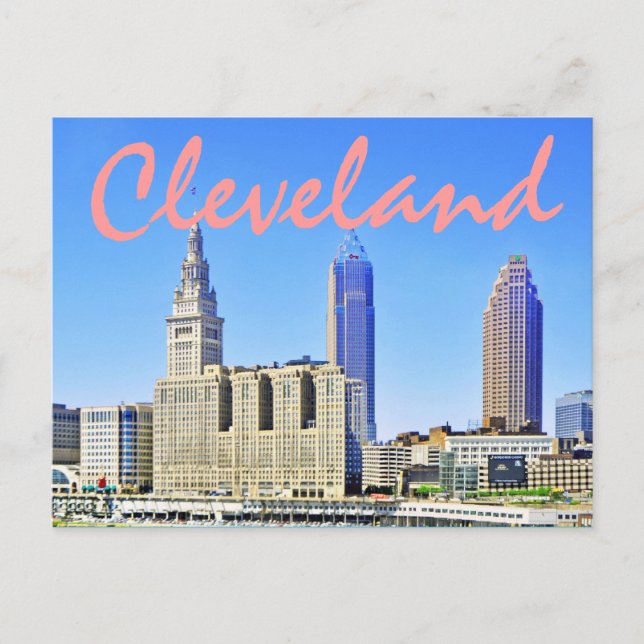 Cleveland, Ohio, USA Postkarte (Vorderseite)