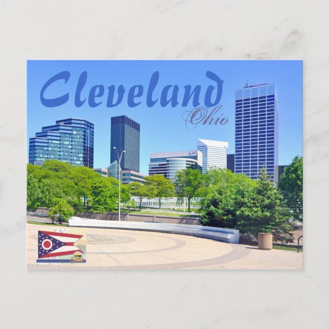 Cleveland, Ohio, USA Postkarte (Vorderseite)