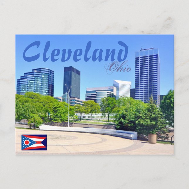 Cleveland, Ohio, USA Postkarte (Vorderseite)