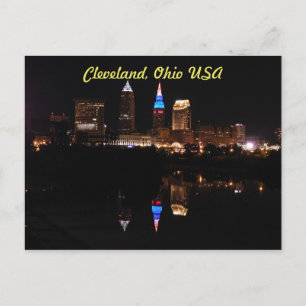 Cleveland, Ohio USA (River Reflection) Postcard Postkarte