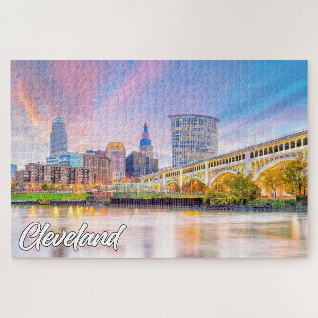 Cleveland, Ohio, Vereinigte Staaten Puzzle (Horizontal)