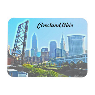 Cleveland Ohio West River View Magnet