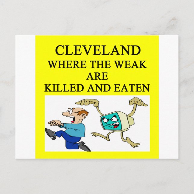 CLEVELAND POSTKARTE (Vorderseite)