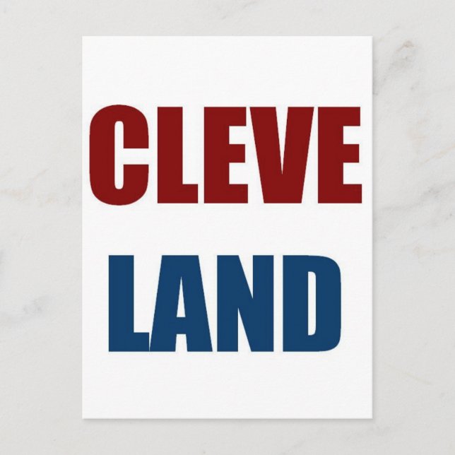 CLEVELAND POSTKARTE (Vorderseite)
