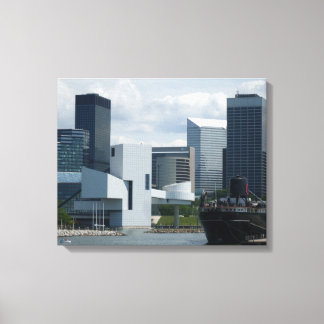 CLEVELAND ROCK AND ROLLE HALL Leinwand