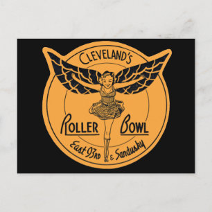 Cleveland Roller Bowl Postkarte