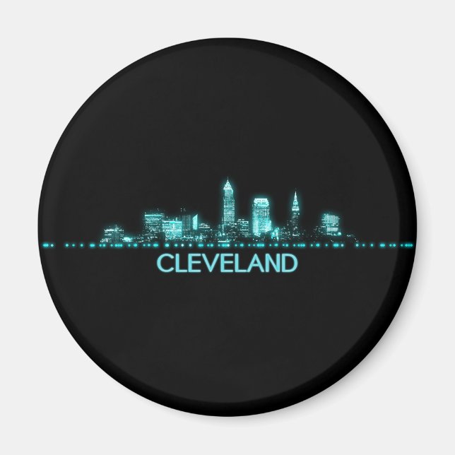 Cleveland Skyline Magnet (Vorne)
