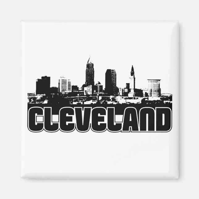 Cleveland Skyline Magnet (Vorne)