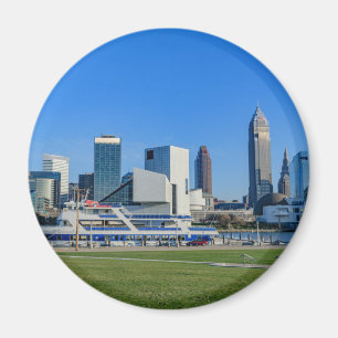 Cleveland Skyline Magnet