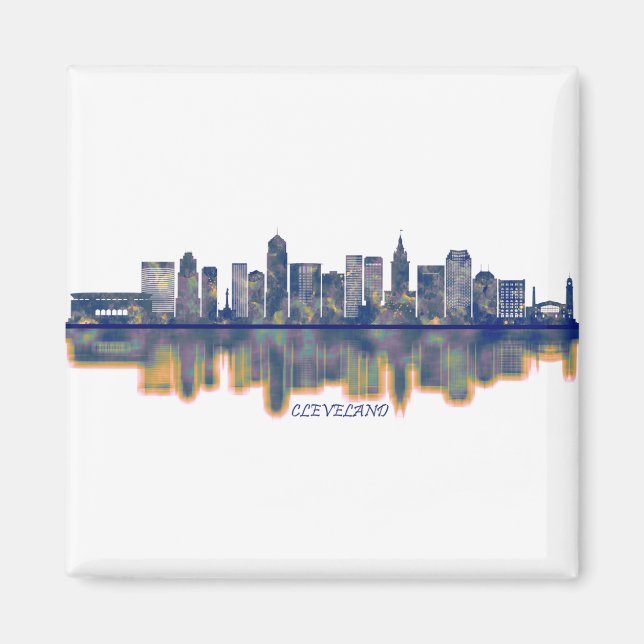 Cleveland Skyline Magnet (Vorne)