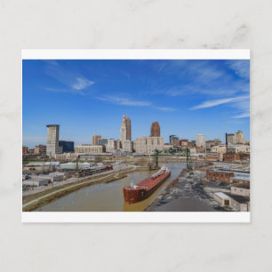 Cleveland Skyline Postkarte