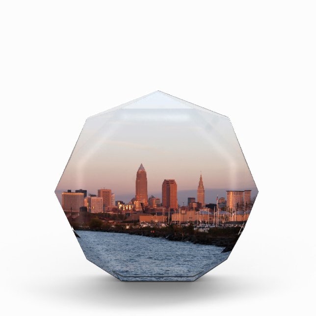 Cleveland Skyline Scene Fotoblock (Vorderseite)