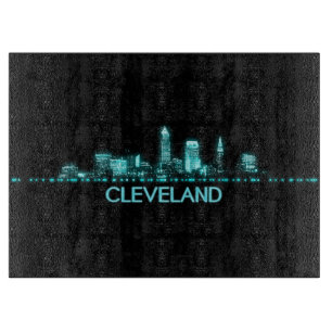 Cleveland Skyline Schneidebrett