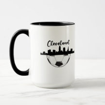 Cleveland Skyline Soccer Tasse