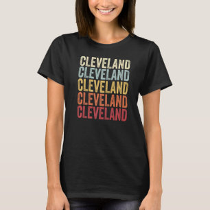 Cleveland Texas Cleveland TX Retro Vintage Schrift T-Shirt