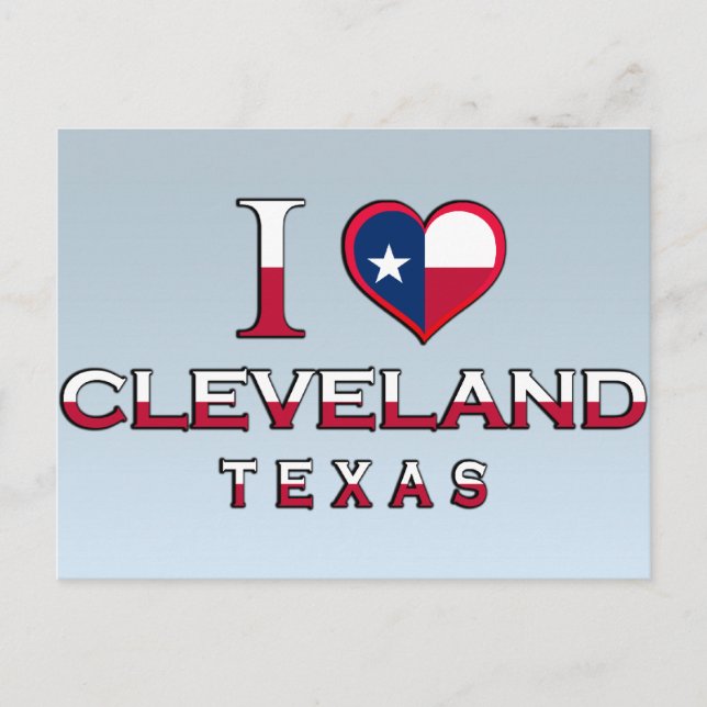 Cleveland, Texas Postkarte (Vorderseite)