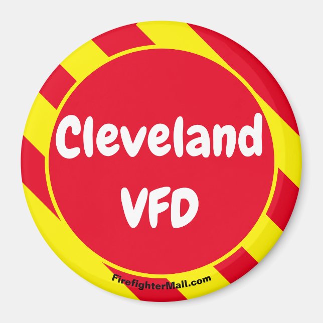 Cleveland VFD Roter/Gelber Magnet (Vorne)