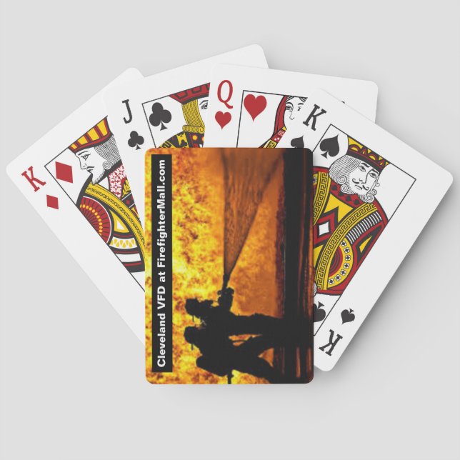 Cleveland VFD unter FirefighterMall.com Spielkarten (Rückseite)