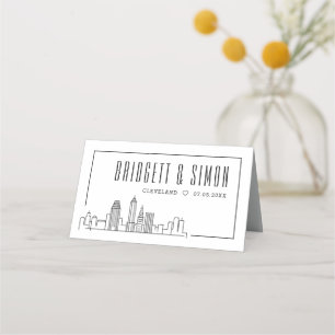 Cleveland Wedding   Platzieren Sie die Tabellennam Platzkarte