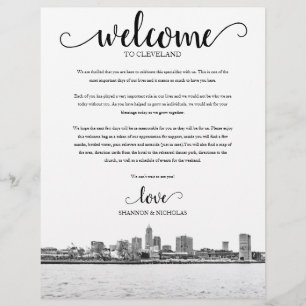 Cleveland Wedding Weekend Begrüßungsreise
