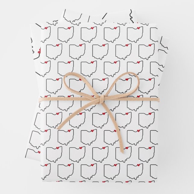 Cleveland Wrapping Paper Geschenkpapier Set (Beispiel)