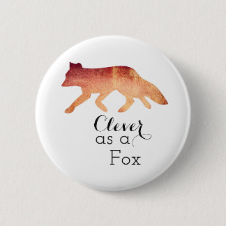 Clever als Fox-Typografie Button