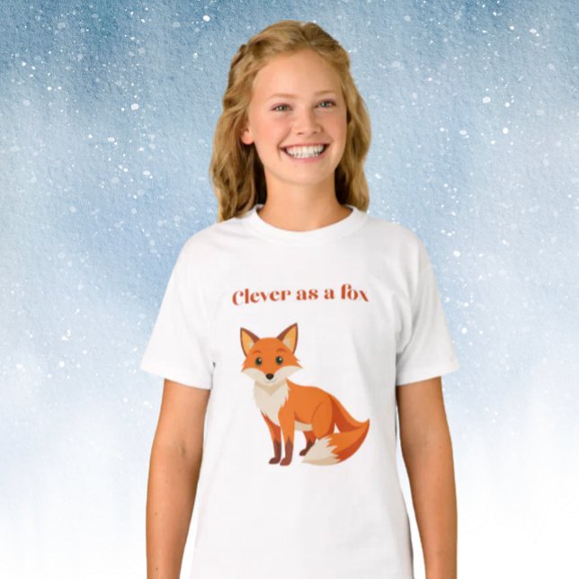 Clever als Fuchs T-Shirt (Von Creator hochgeladen)