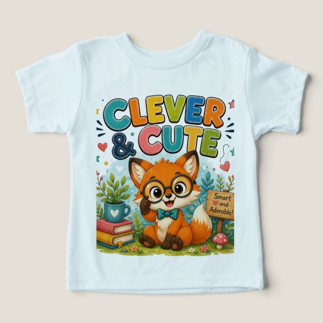 Clever & Cute | Ansprechendes Verspieltes Charakte (Design Vorderseite)