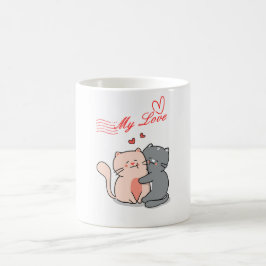 Clever-fect-Liebe: Cat-Themed Coffee Tasse