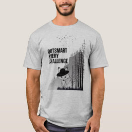 Clever Fox Motivierend Design T-Shirt