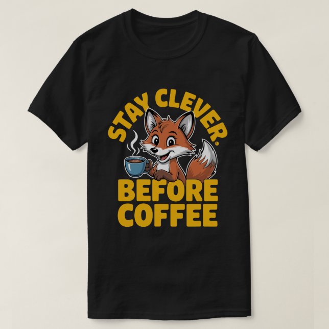 Clever-Fuchs-T-Shirt T-Shirt (Design vorne)