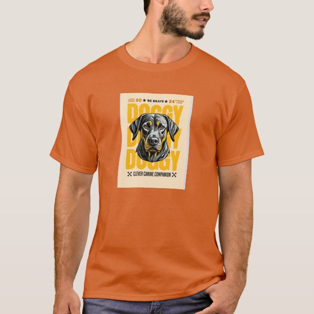 Clever Hund Companion. T-Shirt (Vorderseite)