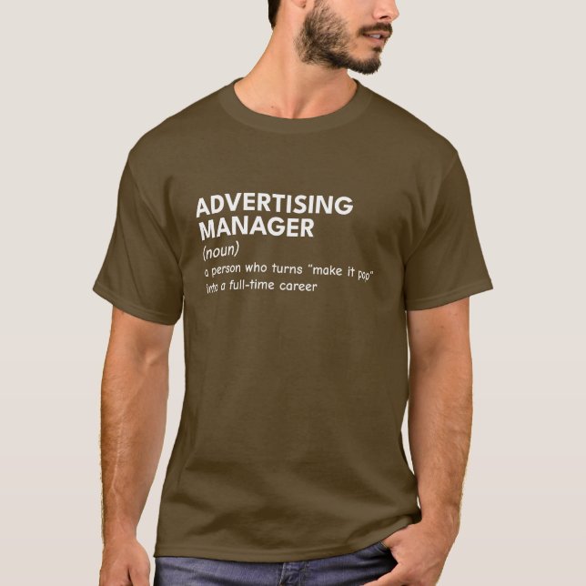 Clever Marketing Manager T-Shirt (Vorderseite)