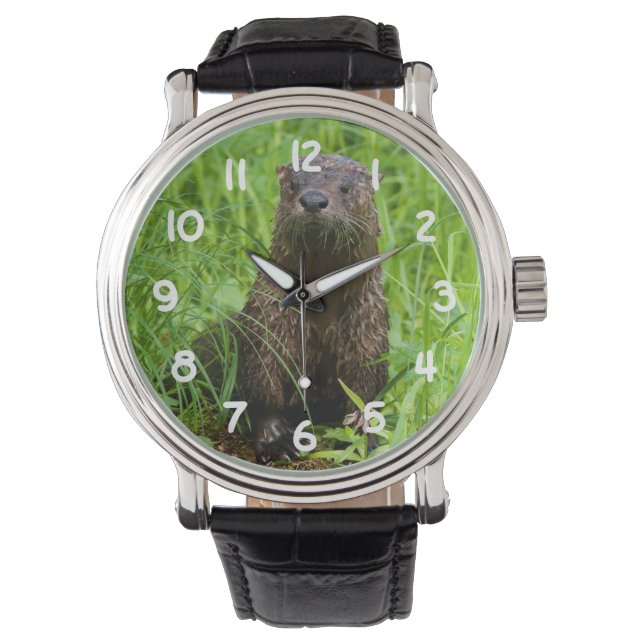 Clever River Otter Armbanduhr (Vorderseite)
