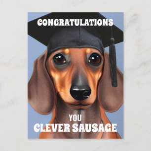 Clever Sausage Postkarte