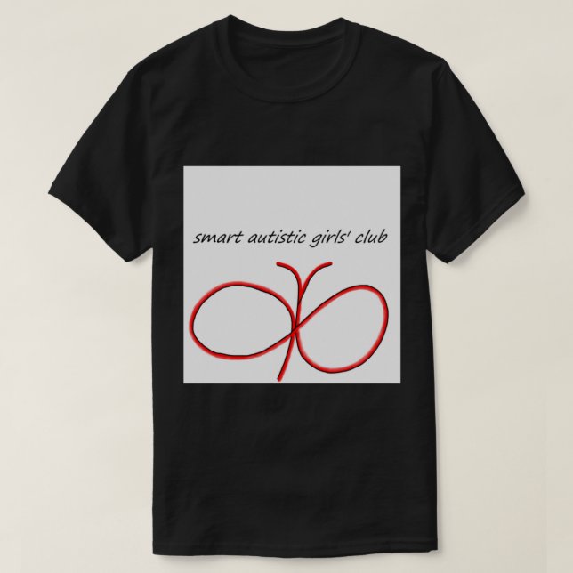 cleverer Club für Autistikerinnen T-Shirt (Design vorne)