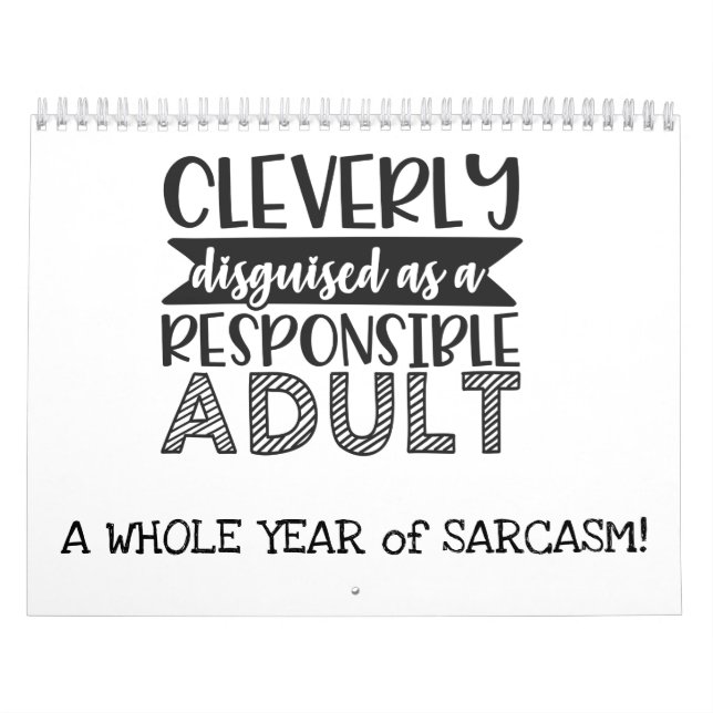 Cleverly verschleiert als Erwachsene Kalender (Titelbild)