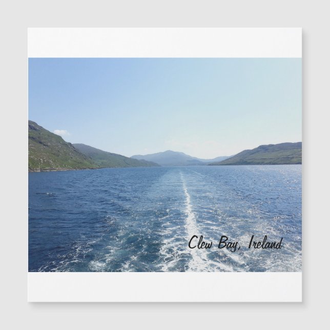 Clew Bay, Irland Magnetkarte (Vorderseite)