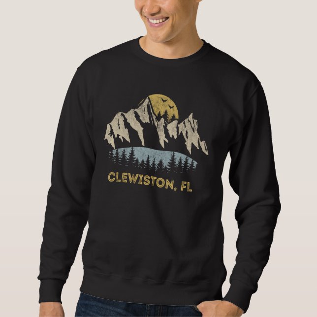 Clewiston Florida Mountain Sunset Sunrise FL Sweatshirt (Vorderseite)