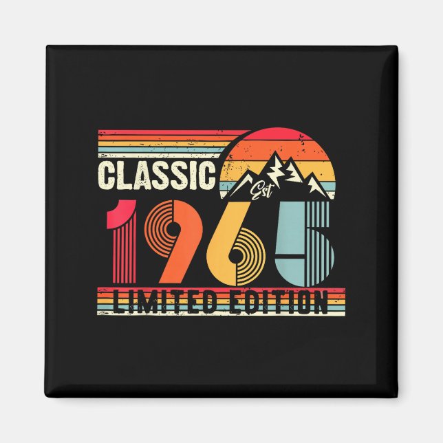 Clic 1965 Limited Edition 60 Year Old 60th Birthda Magnet (Vorne)