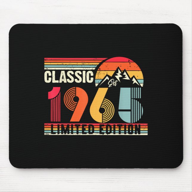 Clic 1965 Limited Edition 60 Year Old 60th Birthda Mousepad (Vorne)
