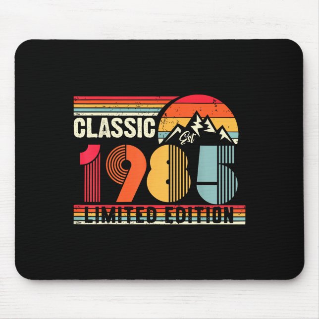 Clic 1985 Limited Edition 40 Year Old 40th Birthda Mousepad (Vorne)