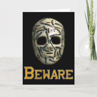 Clic 70s Hockey Mask Boston Cheevers Stitches Bewa Karte