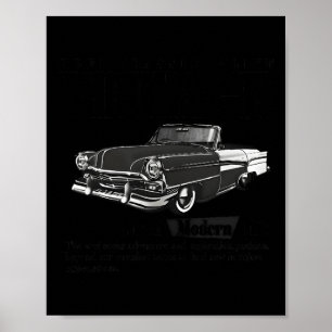 Clic Car gibt Vintage Car American Clic Birth Poster