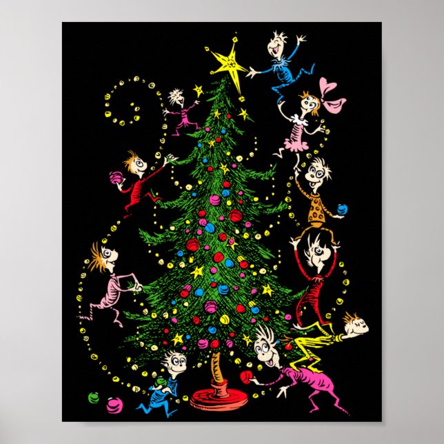 Clic Christmas Tree  Poster (Vorne)