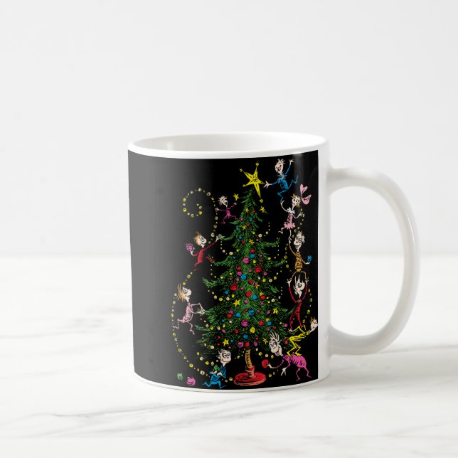 Clic Christmas Tree T Shirt  Kaffeetasse (Rechts)